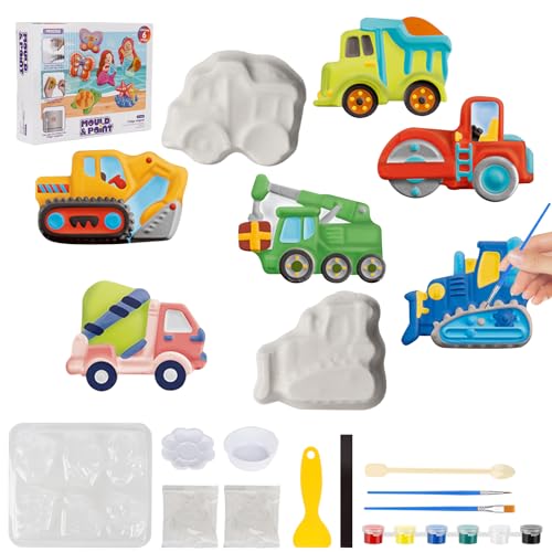 YAOZUP - Kit de moldeo y pintura para niños, figuras de yeso creativas a partir de 6 años