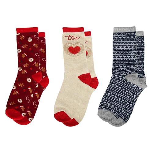 Chaussettes femme THUN en coffret cadeau chic de 21 cm pour Noël