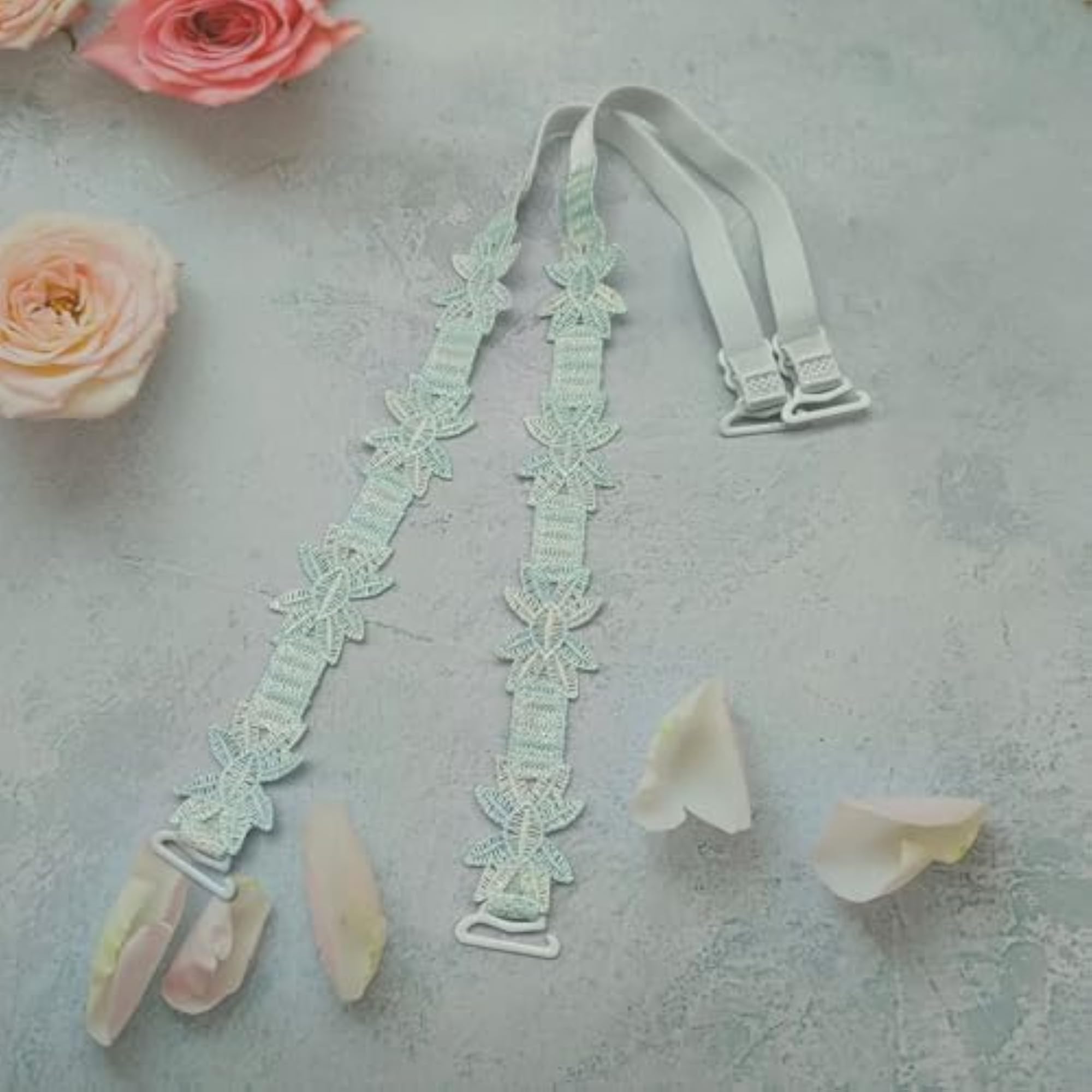 Embroidered Replacement Shoulder Strap Gradient Color Solid Soft Comfortable Back Strap