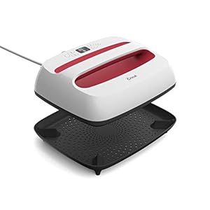 Cricut 2005557 EasyPress 2 | 30cm x 25cm (12″ x 10″) | Präzise Temperaturregelung bis 205 °C (400 F) | Heizpresse zur Aufbügel-(HTV), Infusible Ink-und Sublimationsmaterialien, Himbeere
