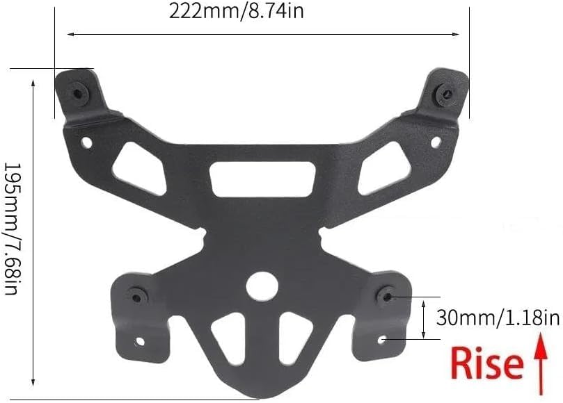 Pare-brise moto support de rehaussement avant pour Yamaha Tracer 9 900 GT 2021-2024