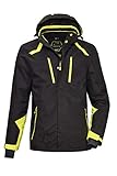 Killtec Herren Savognin MN Ski Jckt B Funktionsjacke Mit Abzippbarer Kapuze Und Schneefang, schwarz, L