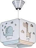 Modernes Design Dalber kinderlampe Pendelleuchte Hängelampe Tiere Baby Zoo Elefanten Giraffen Nilpferde Krokodil