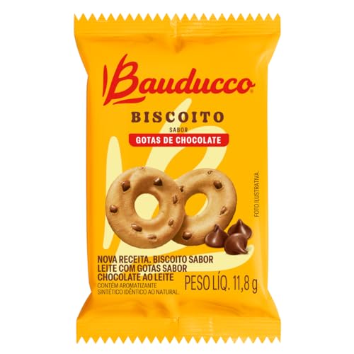Biscoito Bauducco Kit Com 4 Sabores Sortidos Caixa 100 Sachês