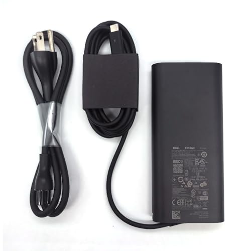 Dell Laptop Charger GAN 130W USB C Type C AC Adapter,XPS 15 