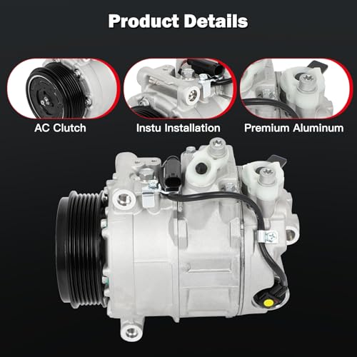 Image of cciyu Air Conditioning Compressor Fit for Mercedes-Benz CL550 S450 S550