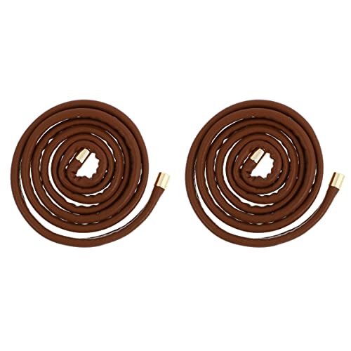 POPETPOP 2piezas Lazo Para Cabello Ajustable De Pu Cuero Alambre Flexible Accesorios Decorativos Para Peinados Para Mujeres y Niñas