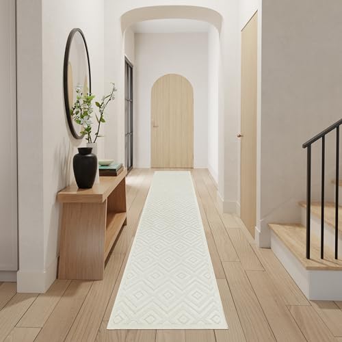 white rug runners