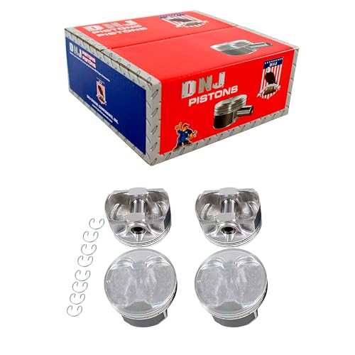 DNJ P720D Piston Set Standard for 2006-2011 Subaru Forester, Impreza, Legacy 2.5L H4 16V SOHC 2458cc