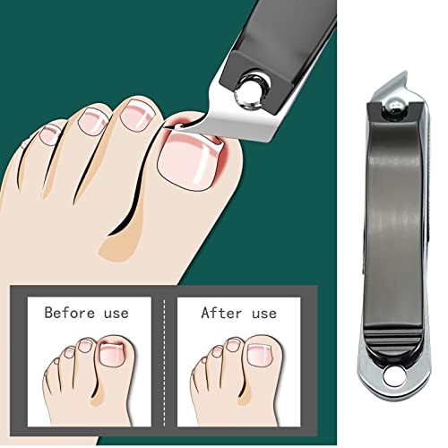 Best Toe Nail Clippers Set For Men Women Baby Seniors With Catcher File Toaazhy Nail Cutter Fingernail Clipper Kit Cuticle Trimmer Kids Trim Professional Travel Adult Stainless Steel Curved Slanted #TOP2