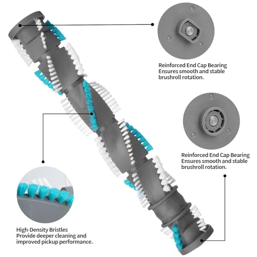 Image of Brush Roll & 2 Vacuum Belts Replacement for Bissell 2191 2191U 2191X 1700 17003 17004 1701 1739 1739R 1240 12401 12B1 PowerForce Helix (Turbo) Upright Vacuum Series, Replace Parts 2038072
