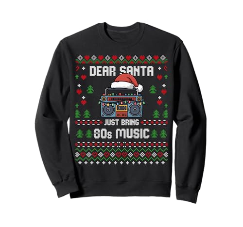 Santa 80s Music Boombox �N���X�}�X ���g�� �A�O���[�N���X�}�X�Z�[�^�[ �g���[�i�[