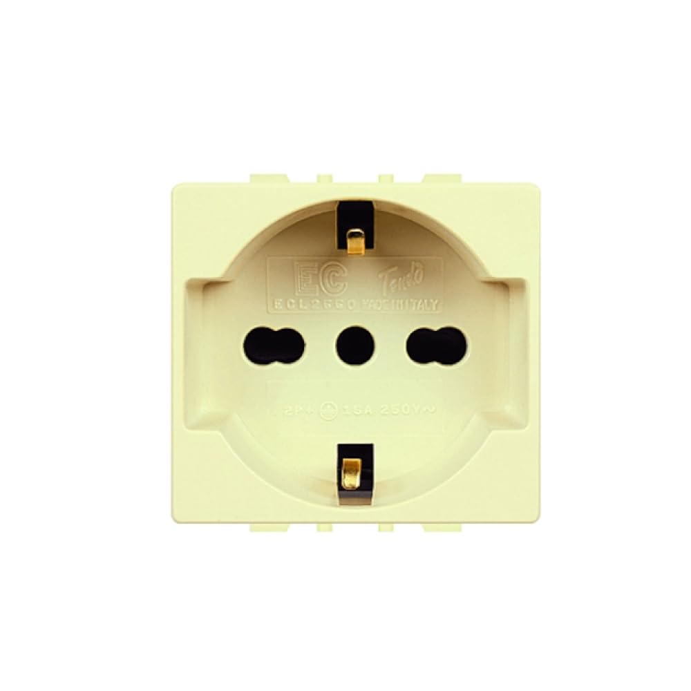 10 modułów SCHUKO, BIAŁY, KOMPATYBILNY z MAGICZNYM ZAPŁĄCKIEM, gniazdo 220V 230V 10A 16A, niemiecki standard, moduły i owce 100% kompatybilne, materiały wysokiej jakości