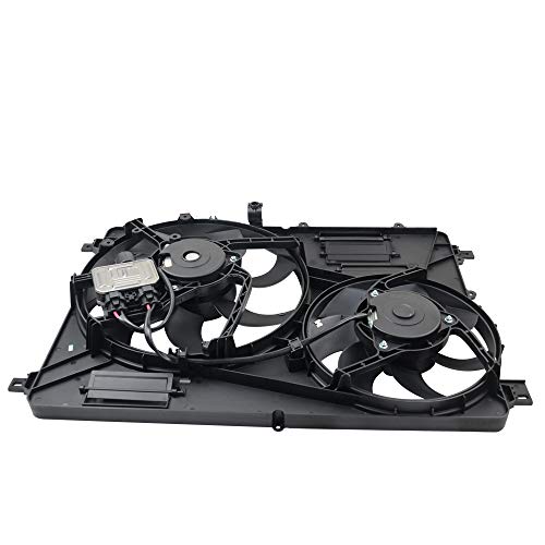 Akwh Engine Radiator Cooling Fan Motor Assembly Bj328C607Ad For 2012-2016 La-Nd Rover Discovery Lr2 Sport Ran-Ge Rover Evoque Lr044833 Lr045248 #TOP1