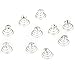 Tinksky 10pcs Delicate Women's Girls Wedding Bridal Crystal Clear Rhinestones Metal Spiral Twist Hairpins Hair Pins