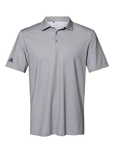 Sport Shirt adidas Diamond Dot imprimé gris bleu marine grande taille 3XL
