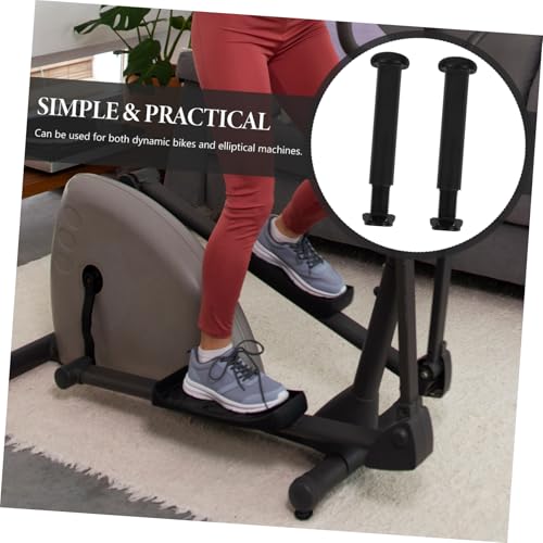 OSOLADY 1 Pair Fitness Equipment Elliptical Trainer Pedal Replacement Trainer Stability Tool Fitness Machine Part Exercise Machine Part Fitness Part Pedal Bolts. Accessory Steel Black - Thumbnail 4