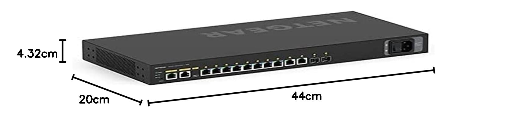 NETGEAR 8 GIGABIT PoE+ Ports Switch, schwarz