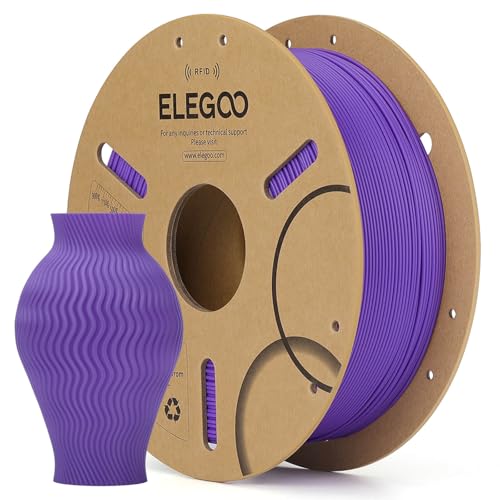 Image of ELEGOO RFID PLA 3D Printer Filament 1.75mm Purple 1KG