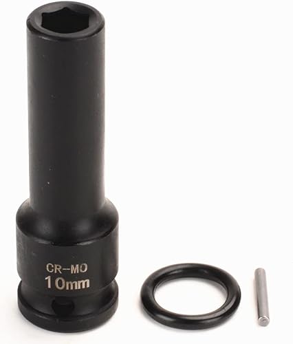 FLZOSPER Toma de impacto de 6 puntos de 12 pulgada x 0.394 in de profundidad, 42 CR-MO