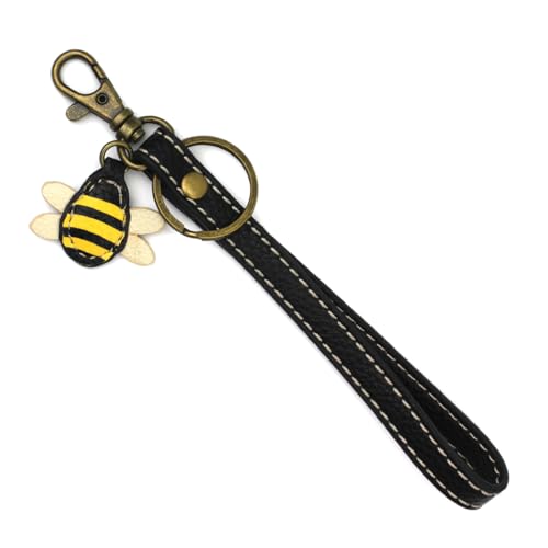 Image of CHALA RFID Cute-C Credit Card Holder Wallet Wristlet - Women Faux Leather Cute-C with Strap