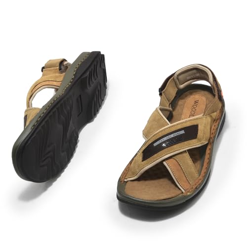Image of Woodland Men's Leather Sandal