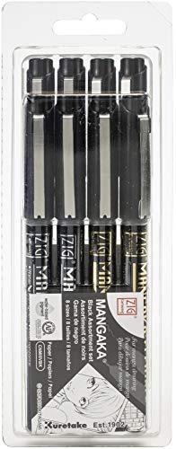 Zig Cartoonist Mangaka Assortment Set 8/Pkg #TOP4