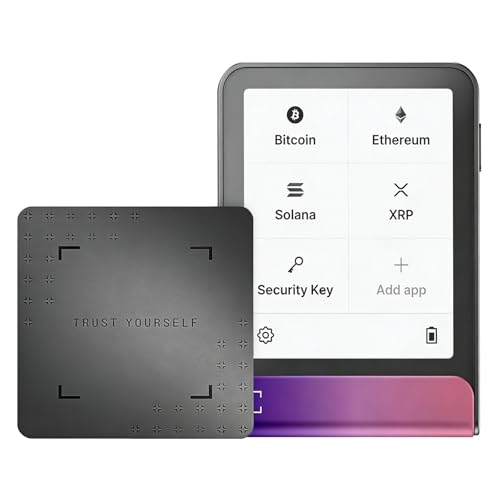 Ledger Flex ハードウェアウォレット タッチスクリーン Bluetooth対応 ビットコイン イーサリアム 暗号資産 コールドウォレット Ledger Live対応 安全 本物保証(紫ピンク+Recovery Key)