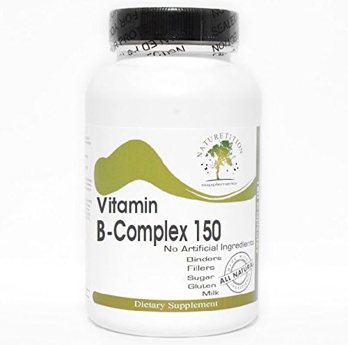 Naturetition SupplementsB - Complex 150 Vitamin ~ 200 Capsules - No Additives
