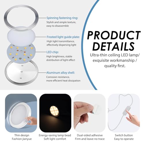 LED-Lampenbeleuchtungsset für 3D-Druckermodelle, Kompatibel mit Bambu Lab LED-Beleuchtungsset 001,Vielseitig Einsetzbar mit Verschiedenen Lampenschirmmodellen,Led-Leuchten, Kann diy führte Lichter (1)