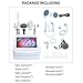 Scalp Hair Follicle Oil Magnifying Detector, Multifunction Hair Analyzer Hair Care Machine,200x Lens Scalp Health Detection,For Hair Loss/Moisture/Flexibility/Oil Content (10-inch screen)