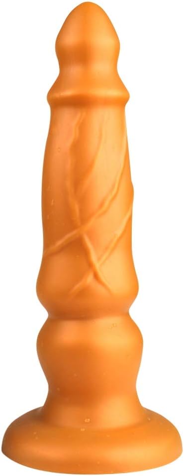 FST Tapered Head Anal Plug Vaginal Fit G-spot Stimulation Dildo Bulge Textures Prostate Massage with Strong Suction Cup for Women Men Masturbation Couple Flirt Liquid Silicone Sex Toy (XL)