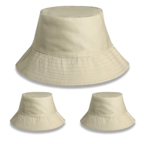 Image of Bucket Hats Bulk Solid Color DIY Blank Hat Bucket Hats for Men, Women and Adults