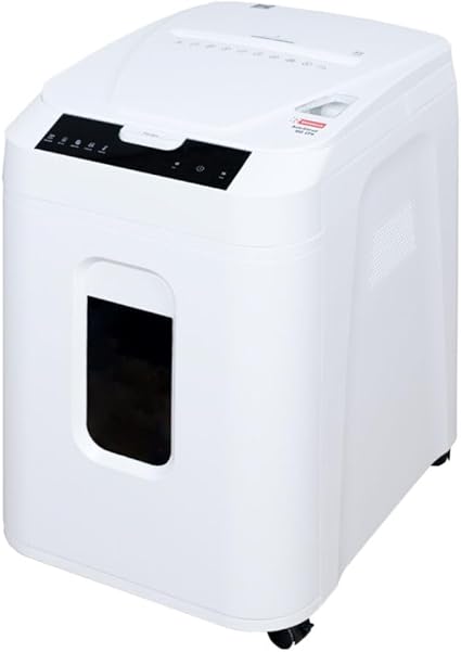 intimus AutoShred 180 CP4 - Destructora de Papel de Alimentación Automática y Corte en Partículas P4, 180 Hojas, Papelera Extraíble de 32 Litros