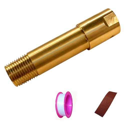 Tub Spout Adapter, Brass, Fits 1/2" Pipe,5-3/8 Inch Bathtub Spout Durable Kit for Both Diverter &Non-Diverter Types,Includes Tub Spout Repair Kit with Assembly Tool