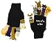Kidorable Noah's Ark Soft Acrylic Black Knit Gloves With Five Fun Puppet Animals Small (Ages 3-5)