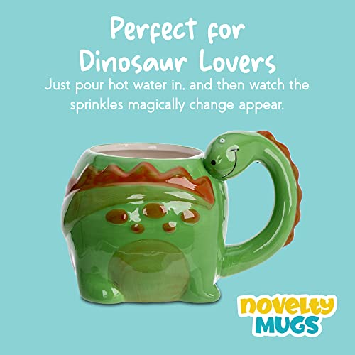 Infloatables Dinosaur Coffee Mug For Women Men - Cute Funny Coffee Mug - Unique Coffee Mugs - Cool Novelty Birthday Gift - Novelty Coffee Mugs - Cool Coffee Mug #TOP1