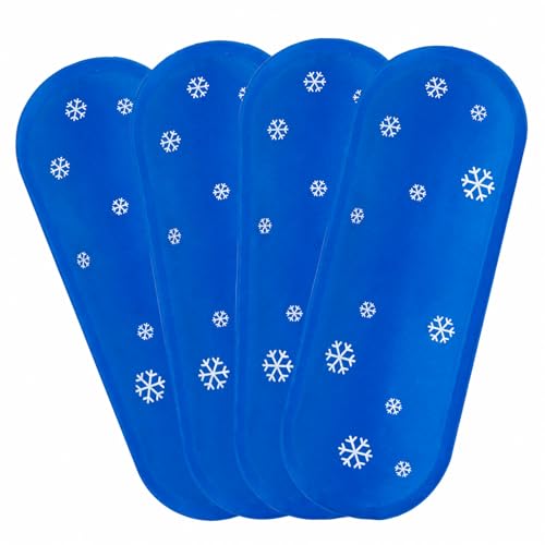 WIBOND 4 Pcs Small Breastmilk Ice Packs for Breastmilk Storage Gel Ice Packs for Breast Milk Keeps Breast Milk Fresh Perfect for Cooling Milk Camping Picnics Lunchboxes or Injury Relief
