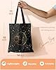 Miss Adola Tote Bag for Women Girls Aesthetic Canvas Tote Bag Inspired Gift Reusable Casual Bag for Work Shopping Travel, Sun Moon #3