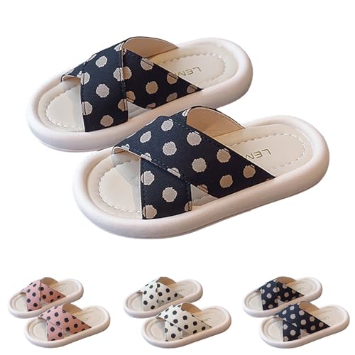 IWIHMIV Kids Slides Sandals Girls Toddlers Cloud Shower Slippers Cute Open Toe Sandals Thick Sole Beach Pool Shoes4