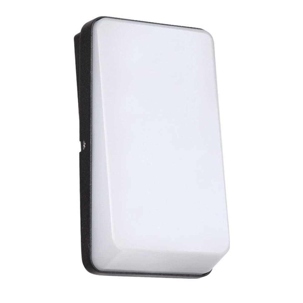 Lampe murale LED 12W noire applique étanche pour escalier extérieur et maison