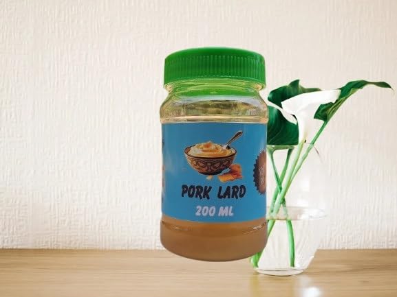 Home made pure Pork Lard, lard,pandri koluppu ennai, Handi kobbu,Laard oyal pack of 200 Ml 4