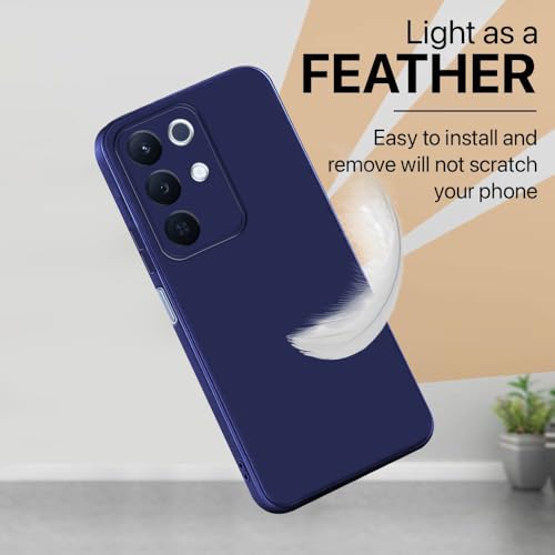 Image of Back Cover for Realme 15x 5G / C85 5G / Narzo 90x 5G | Full Camera Protection | Premium Liquid Silicon Case | Flexible Bumper Case for Realme 15x 5G / C85 5G / Narzo 90x 5G (Blue)