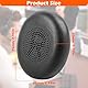 Ersatz Ohrpolster für Jabra Evolve2 65/Evolve2 40 für Jabra Elite 45H Wireless Headset Headphones Kopfhörer Ohrpolster Ersatzpolster 1 Paar mit Weicherem Protein-Leder | Schwarz