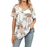Fabriqué à partir de tissu léger et respirant avec motif floral, ce haut assure un ajustement confortable et complète différents styles