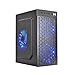 ATX Mid Tower Computer Case, Desktop Business Office Gospodarskie Dustoszczelne Backline Mini PC Case, Wsparcie M-ATX/ITX Płyta Płyta Płyta Płyta