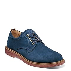 Navy Suede/Brick Sole