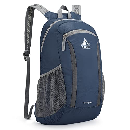 G4Free 16L Hiking Daypack, Lightweight Nylon Packable Small Backpack for Travel Camping Outdoor Men Women