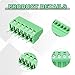 MECCANIXITY 30PCS 6-Pin PCB Mount Screw Terminal Block Connectors 2.54mm/0.1inch Pitch Circuit Board Connectors for Home Appliances, Industrial Projects