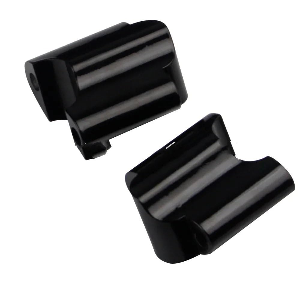 Rialzi Manubrio per Sportster XL1200 XL48 48 2010-UP 2 "Rise CNC 1" Manubrio Riser 50mm Blocco di Estensione per Montaggio su Manubrio Moto Manubrio Riser(Nero)